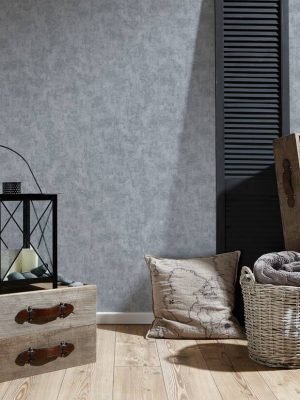 A.S. Création Wallpaper «Concrete, Grey» 224019