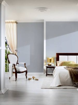Architects Paper Wallpaper «Uni, Blue, Metallic» 304304