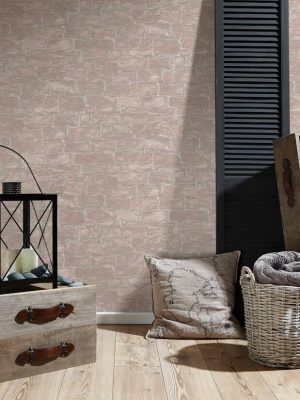 A.S. Création Wallpaper «Stone, Beige, Cream» 343826