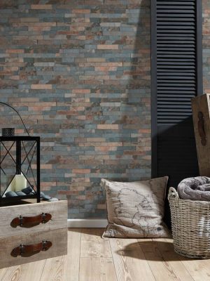 A.S. Création Wallpaper «Stone, Black, Brown, Grey» 355823