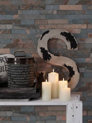 A.S. Création Wallpaper «Stone, Black, Brown, Grey» 355823