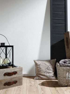 A.S. Création Wallpaper «Uni, Grey, White» 362066