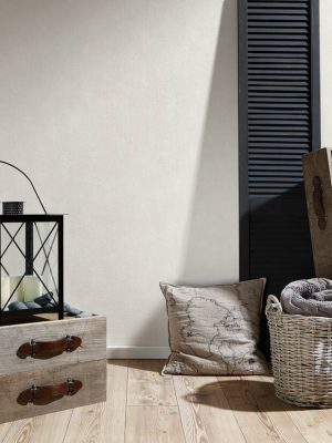 A.S. Création Wallpaper «Uni, Beige, Cream» 366721