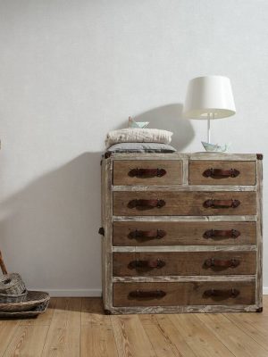 A.S. Création Wallpaper «Uni, Grey, White» 366724