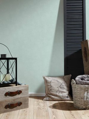 A.S. Création Wallpaper «Uni, Blue, Green, Turquoise» 366725