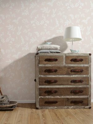 A.S. Création Wallpaper «Flowers, Cream» 366931