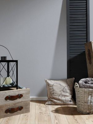 A.S. Création Wallpaper «Uni, Grey» 367043