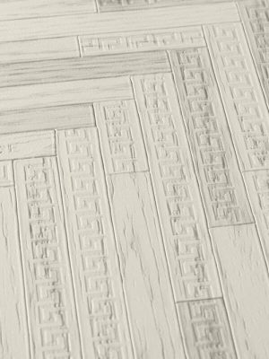 Versace Home Wallpaper «Wood, Cottage, Grey, White» 370511