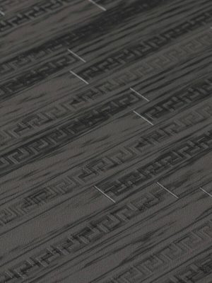 Versace Home Wallpaper «Wood, Cottage, Black, Grey» 370514