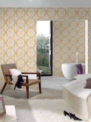 A.S. Création Wallpaper «Baroque, Gold, Metallic, White» 370901