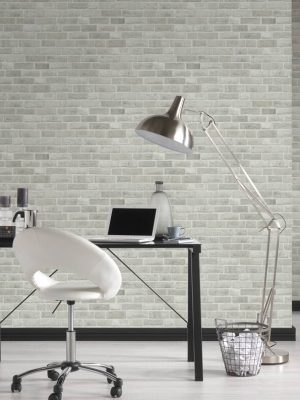 A.S. Création Wallpaper «Cottage, Grey, White» 371601