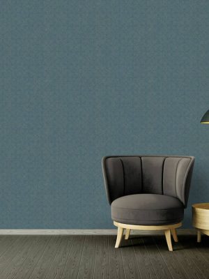 A.S. CRÉATION WALLPAPER «GRAPHICS, FLORAL, BLUE, GOLD, METALLIC» 371762