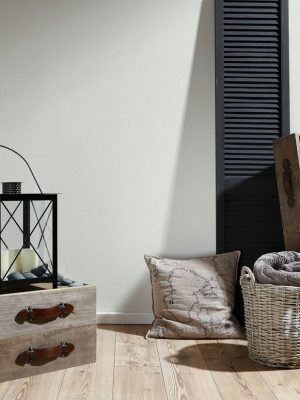A.S. Création Wallpaper «Uni, White» 372112