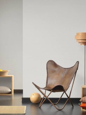 A.S. Création Wallpaper «Uni, Cream, Grey» 372113