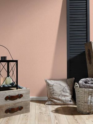 A.S. Création Wallpaper «Uni, Orange» 372688
