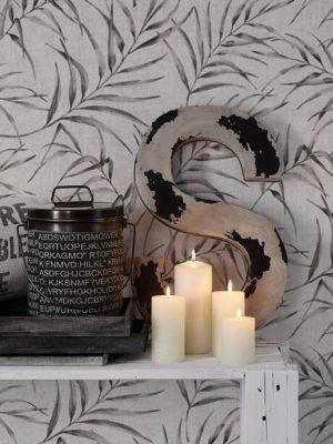 A.S. Création Wallpaper «Floral, Beige, Grey, Taupe» 373352