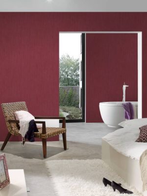 A.S. Création Wallpaper «Uni, Red» 373376