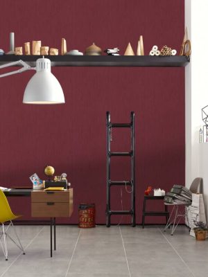A.S. Création Wallpaper «Uni, Red» 373376