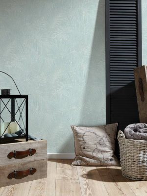 A.S. Création Wallpaper «Floral, Blue, Green, Turquoise» 373714