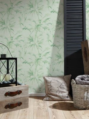 A.S. Création Wallpaper «Floral, Green» 373764