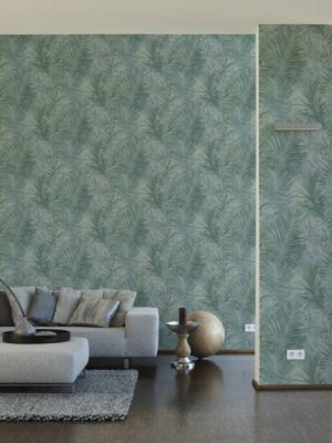 A.S. Création Wallpaper «Jungle, Green, Grey» 374111