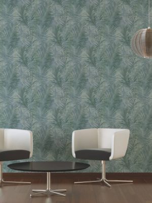 A.S. Création Wallpaper «Jungle, Green, Grey» 374111