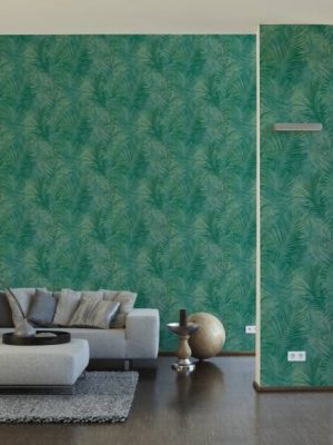 A.S. Création Wallpaper «Jungle, Blue, Green, Yellow» 374112