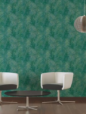 A.S. Création Wallpaper «Jungle, Blue, Green, Yellow» 374112