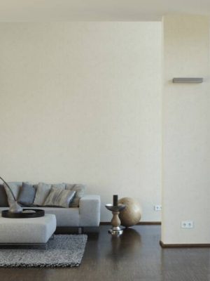 A.S. Création Wallpaper «Uni, Cream, White» 374162