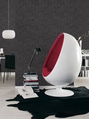 A.S. Création Wallpaper «Uni, Black» 374171