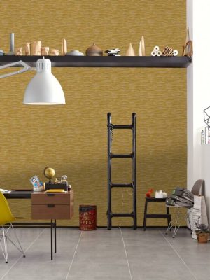 Daniel Hechter Wallpaper «Uni, Yellow» 375252