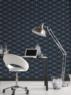 Daniel Hechter Wallpaper «Graphics, Black, Blue, Metallic, Silver» 375282