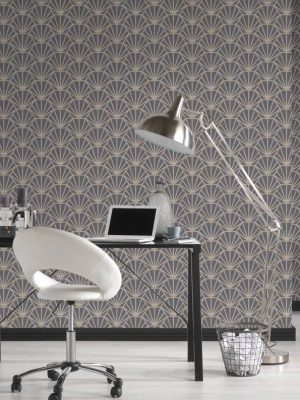 Daniel Hechter Wallpaper «Graphics, Cream, Gold, Grey, Metallic» 375284