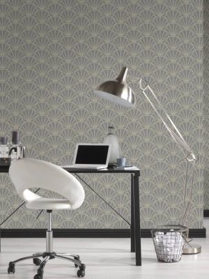 Daniel Hechter Wallpaper «Graphics, Green, Grey» 375285