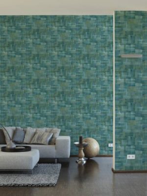 Private Walls Wallpaper «Uni, Blue, Green, Yellow» 375321