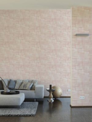 Private Walls Wallpaper «Uni, Beige, Pink» 375325