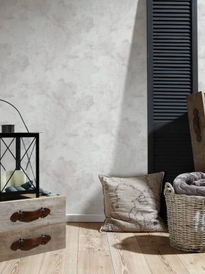 A.S. Création Wallpaper «Cottage, Black, Blue, White» 376494