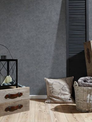 A.S. Création Wallpaper «Uni, Grey» 376556