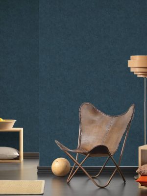 A.S. Création Wallpaper «Uni, Blue» 376562