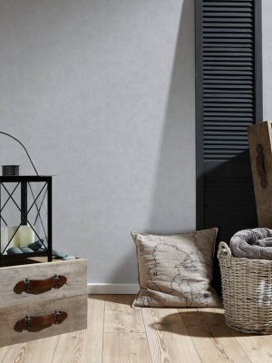 A.S. Création Wallpaper «Uni, Grey» 376568