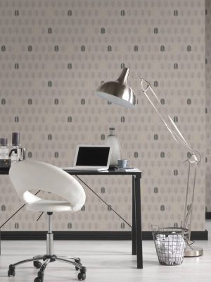 A.S. Création Wallpaper «Graphics, Beige, Black, Metallic» 376832