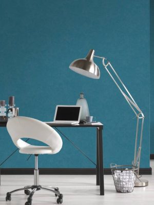 A.S. Création Wallpaper «Uni, Blue» 376923