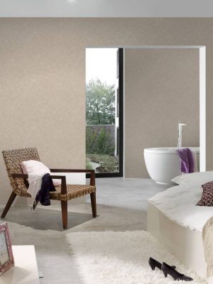 Livingwalls Wallpaper «Uni, Beige» 377451