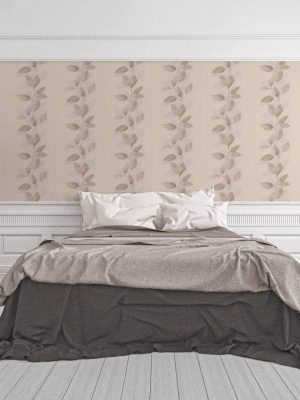 A.S. CRÉATION WALLPAPER «FLORAL, BEIGE, BROWN, CREAM» 378152