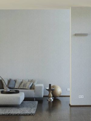 A.S. CRÉATION WALLPAPER «FLORAL, BLUE, GREY, METALLIC» 378371