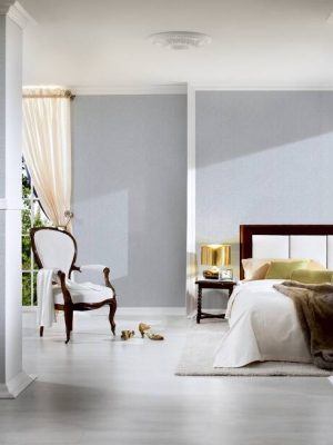 A.S. CRÉATION WALLPAPER «FLORAL, BLUE, GREY, METALLIC» 378371