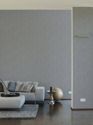 A.S. CRÉATION WALLPAPER «FLORAL, BLACK, GREY, METALLIC» 378372
