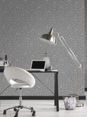 Karl Lagerfeld Wallpaper «Graphics, Black, Grey, White» 378432