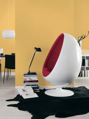 MICHALSKY LIVING Wallpaper «Uni, Yellow» 379867