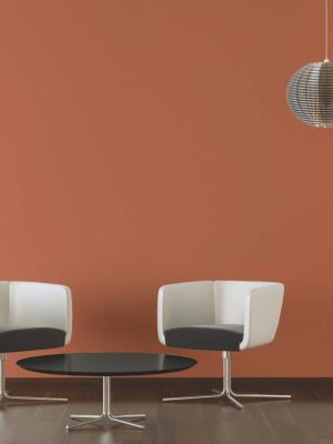 MICHALSKY LIVING Wallpaper «Uni, Orange» 379868
